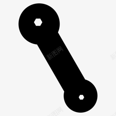 修理工具扳手技工修理图标