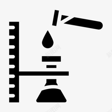 生物分子科学实验烧瓶实验室图标