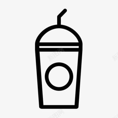 冰镇冷饮饮料咖啡冷饮图标