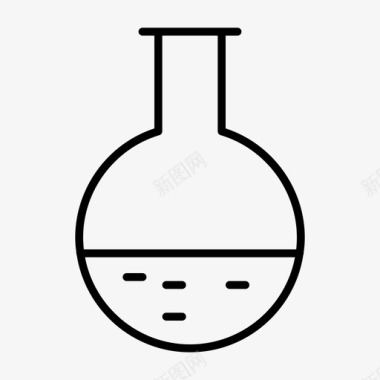 化学实验瓶试管化学实验图标