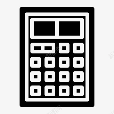 金融符号插画矢量图学校会计商业图标