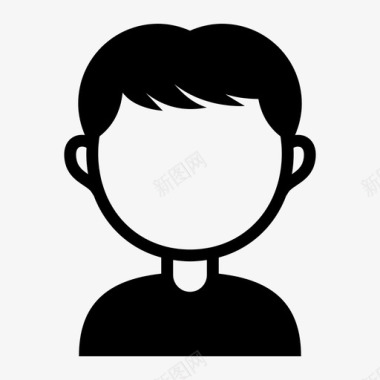 躺下的学生男孩化身男人人图标