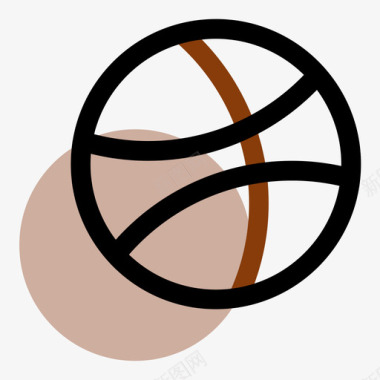 私教培训icon篮球图标