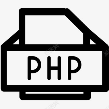 php网页模板php应用程序文档图标