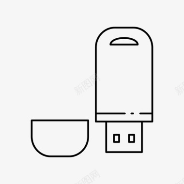 抽奖盘U盘闪存存储器图标