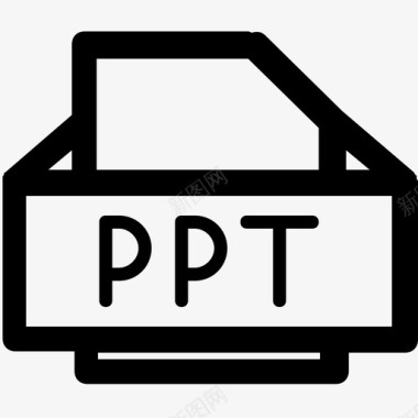 PPT研究报告ppt应用程序文档图标