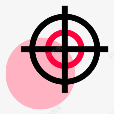 私教宣传海报私教培训icon射击图标