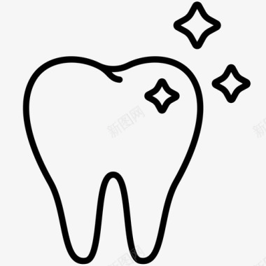 牙齿的故事健康牙齿牙科牙医图标