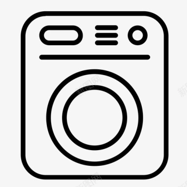 自助终端洗衣机烘干机自助洗衣店图标