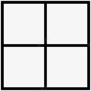 边框图片带边框的四个正方形仪表板界面形状图标