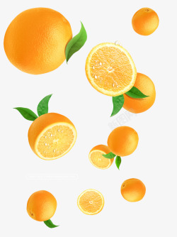 夏季新鲜水果橙子主题海报PSD模板素材
