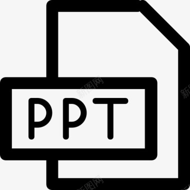 ppt数据文档图标