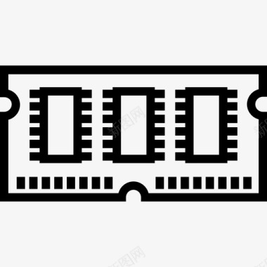 pc机内存ram硬件pc图标