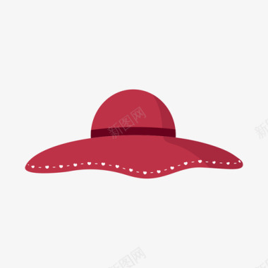 黑色帽子帽子图标