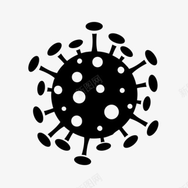 冠状病毒细胞冠状病毒19型图标