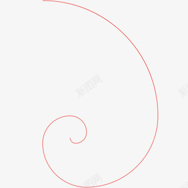 斐波那契螺旋线图标