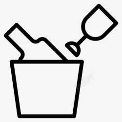冰盒冰盒酒精饮料高清图片