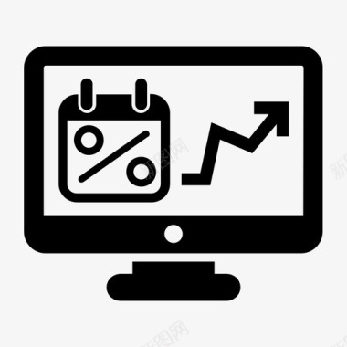 购物折扣海报销售日图表折扣图标