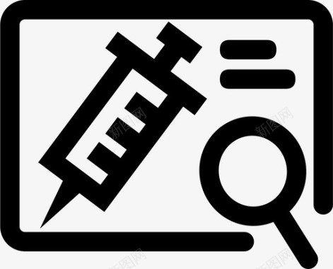 医疗废物标志icon医疗器械临床试验图标