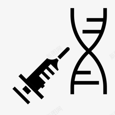 生物DNA基因改造生物学dna图标