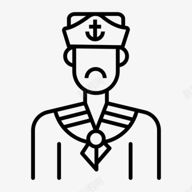 海军陆战队水手海军陆战队航海服装图标