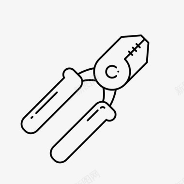 修理工具钳子修理工具图标
