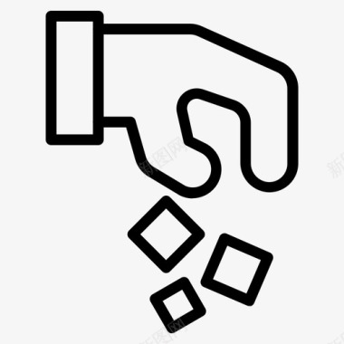 垃圾删除图标垃圾垃圾箱扔图标