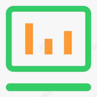 火焰图标矢量图报表图标