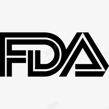矢量标志美国FDA图标