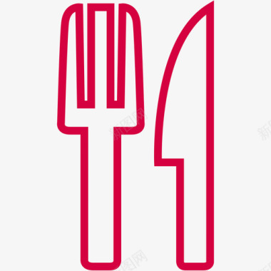 餐饮标志餐饮服务图标
