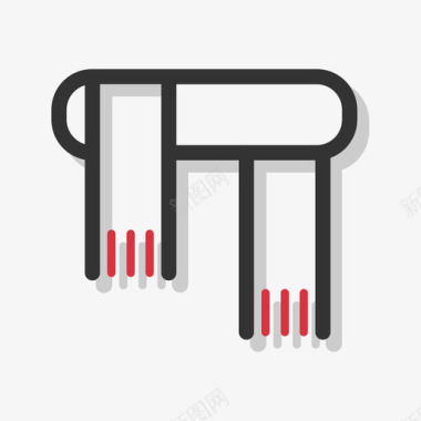 围巾背景围巾图标