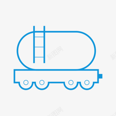 矢量油罐车油罐车图标