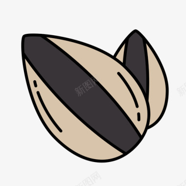 五香瓜子瓜子图标