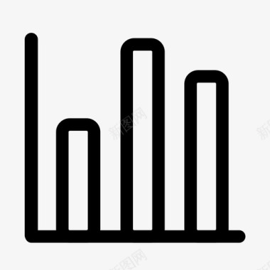 柱状矢量柱状图图标