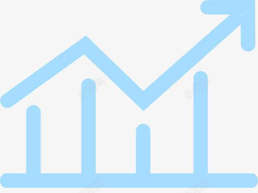 会员发展趋势图标