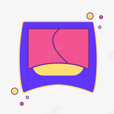 索尼标志粉饼图标