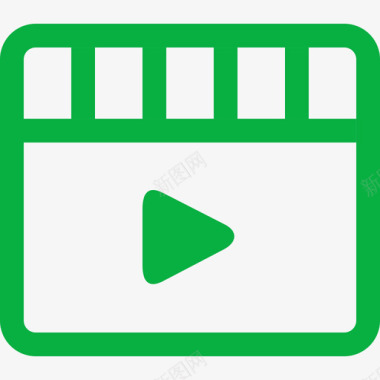 电影播放机电影图标