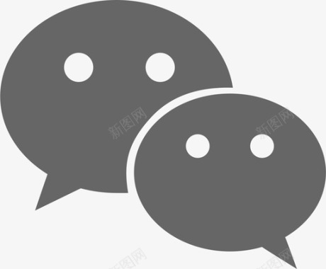 微信qq微信图标