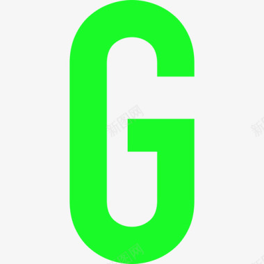 字母标志字母g图标