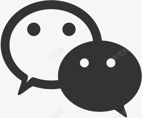 微信qq微信图标