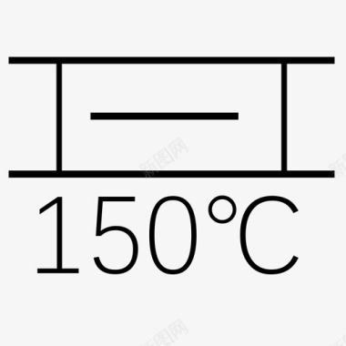 150常开防火阀150熔断关闭图标