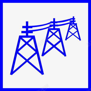cad基础设施F电力基础设施图标