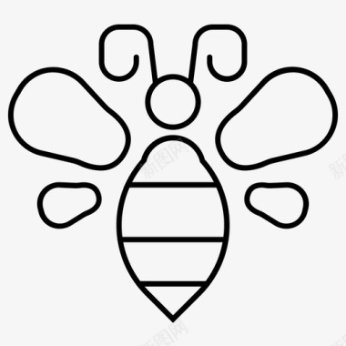 蜜蜂昆虫大自然图标
