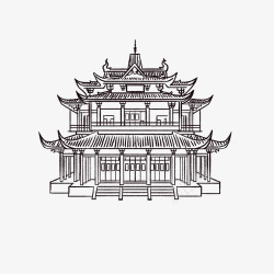 古建筑1素材