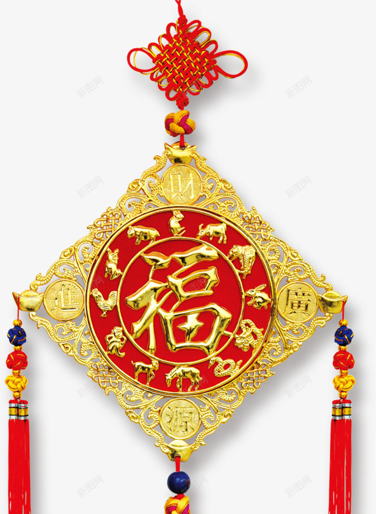 新年装饰中国结png免抠素材_88icon https://88icon.com 新年 装饰 中国结