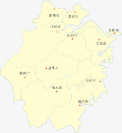 浙江省矢量地图矢量地图地图浙江省其他壁纸高清图片