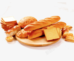 美味的面包食物装饰壁纸素材