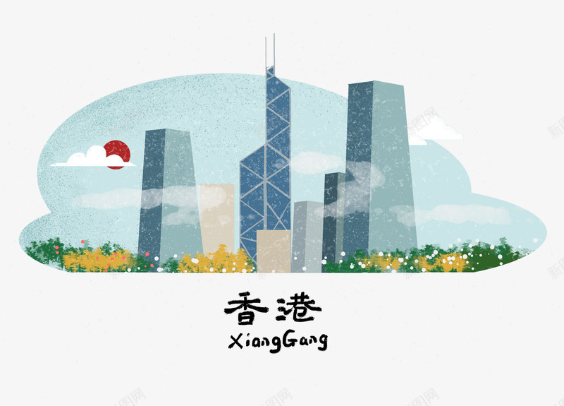 手绘中国城市卡通地标建筑LOGO插画图案PSD分层png免抠素材_88icon https://88icon.com 手绘 中国 城市 卡通 地标 建筑 插画 图案 分层