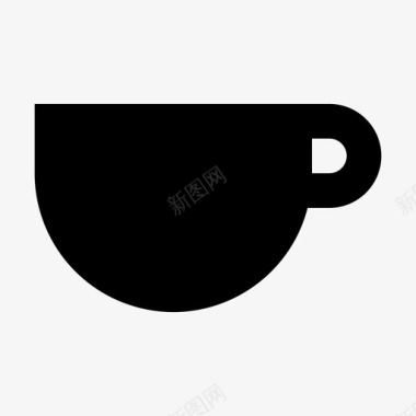 饮料杯咖啡杯饮料杯子图标
