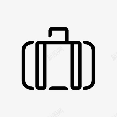 实惠行李包公文包行李图标